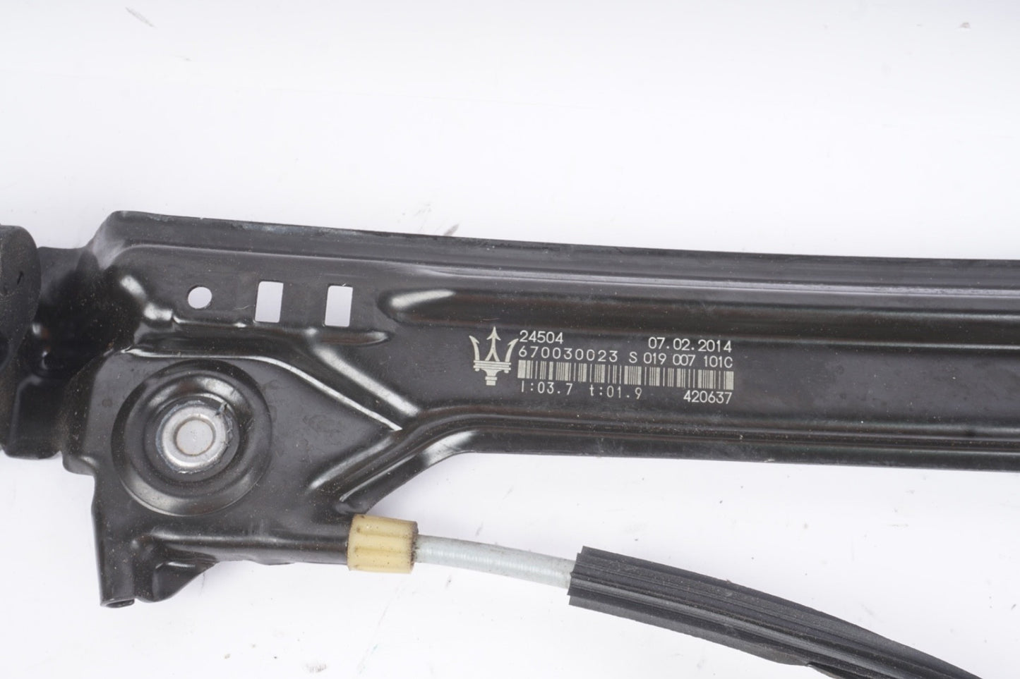 2014 - 2017 MASERATI GHIBLI REAR LEFT DOOR WINDOW REGULATOR MOTOR 670030023 OEM