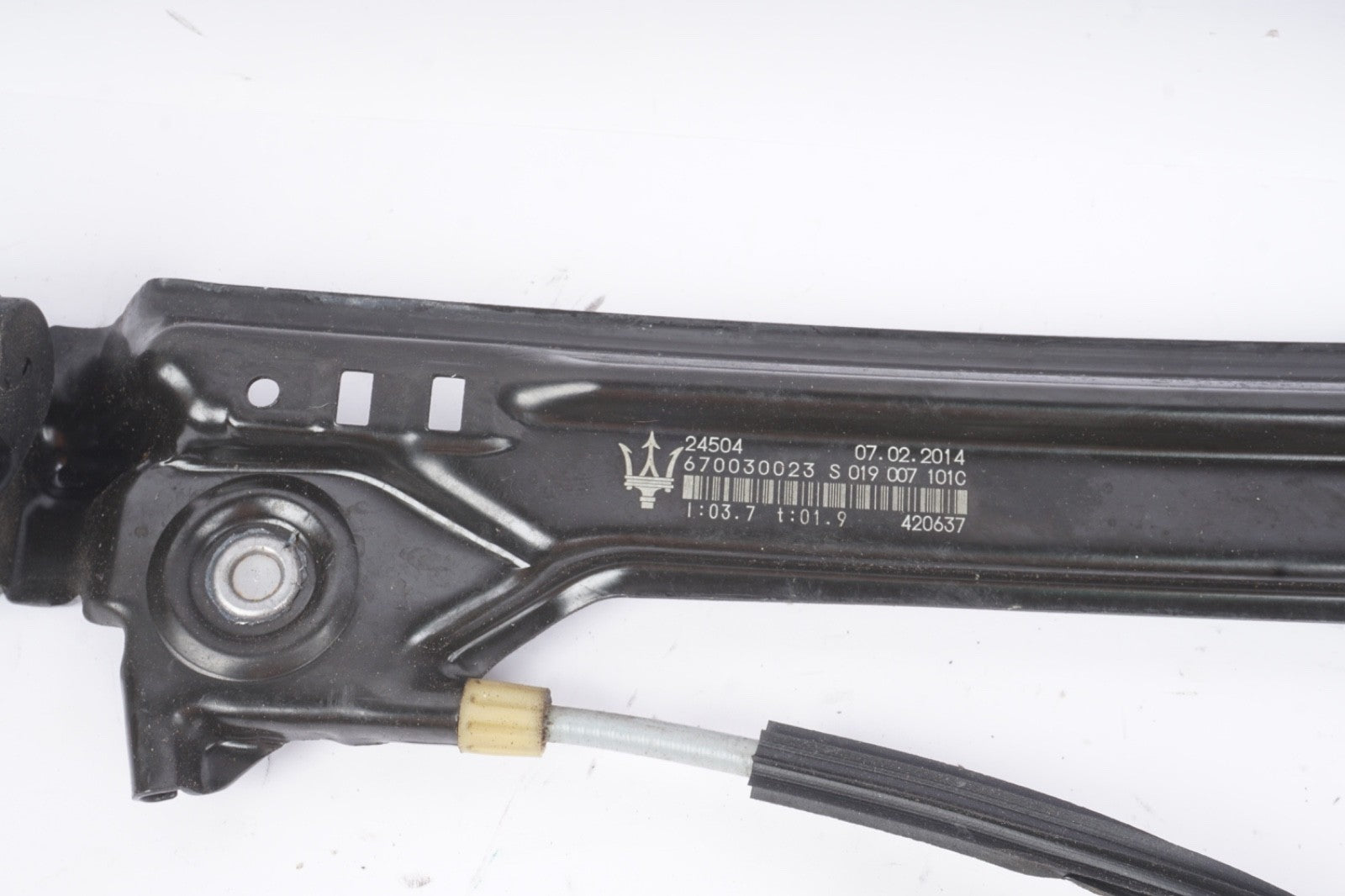2014 - 2017 MASERATI GHIBLI REAR LEFT DOOR WINDOW REGULATOR MOTOR 670030023 OEM