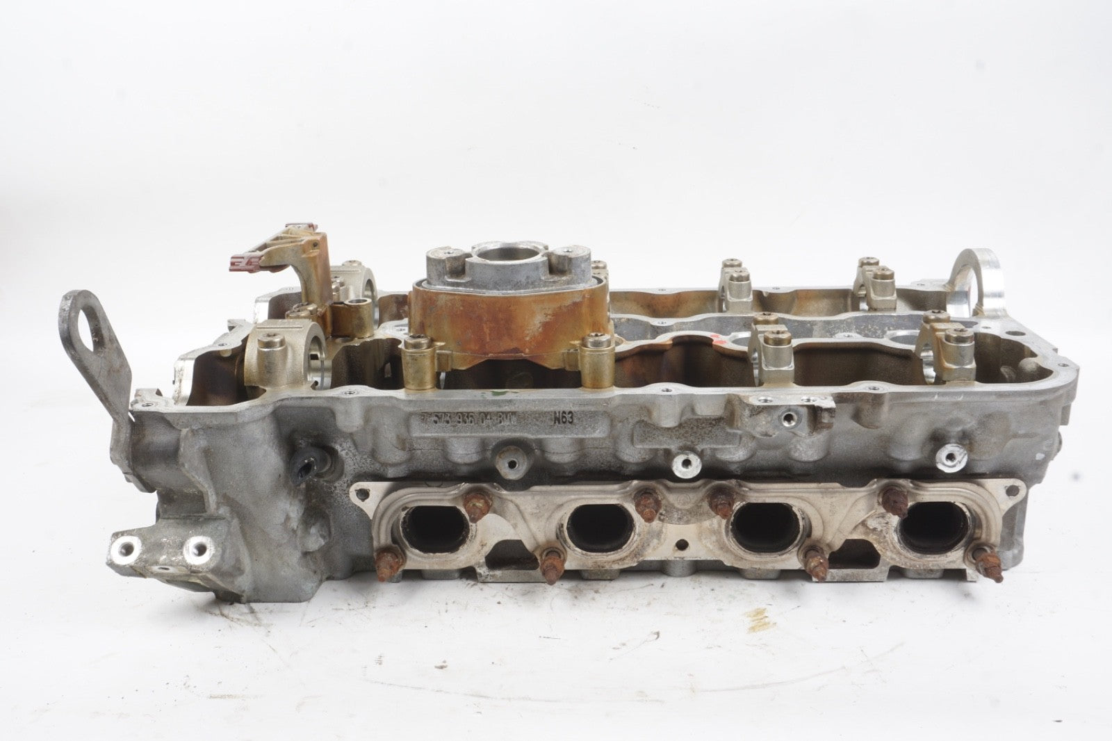 08-17 BMW F12 650i 750i 550i X6 N63 4.4L V8 Engine Cylinder Head Right Side OEM
