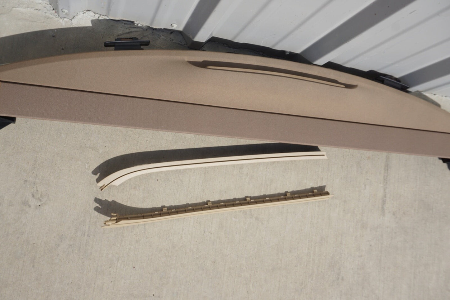 07-13 Mercedes W221 S63 S550 Rear Window Sun Shade Screen Roller Blind Beige OEM