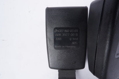 10-17 Mercedes W207 E350 E550 Rear Seat Belt Buckle Oem PAIR