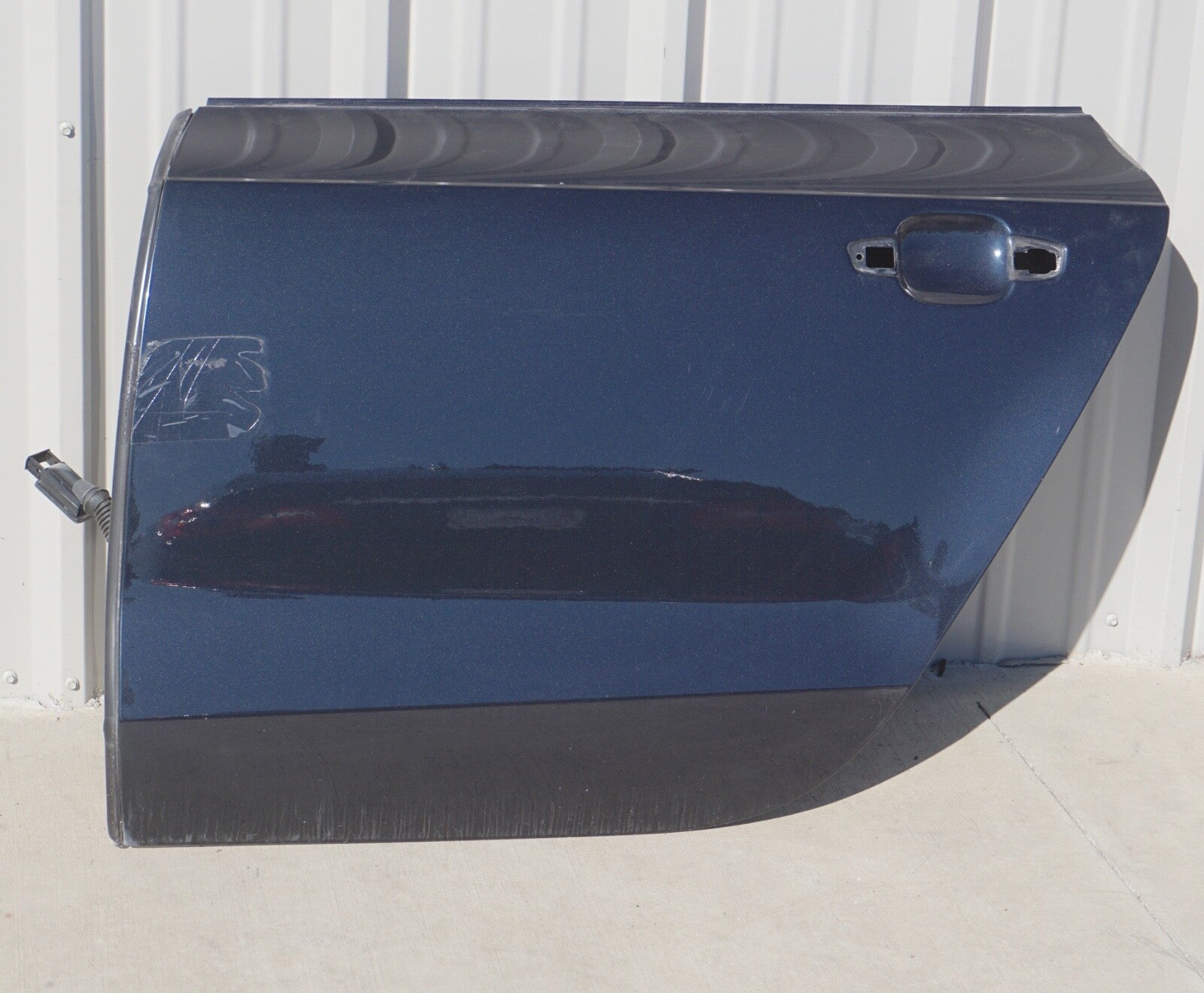 2012 - 2018 AUDI A7 REAR DOOR SHELL LEFT  DRIVER SIDE OEM BLUE