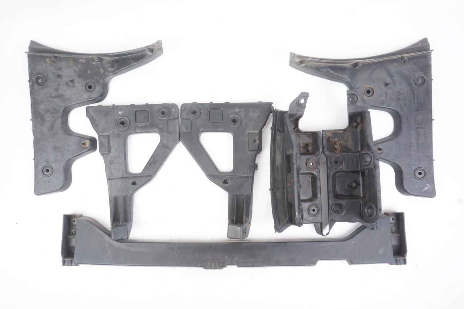 2005 - 2011 Audi A6 Rear Bumper Mount Bracket Set OEM