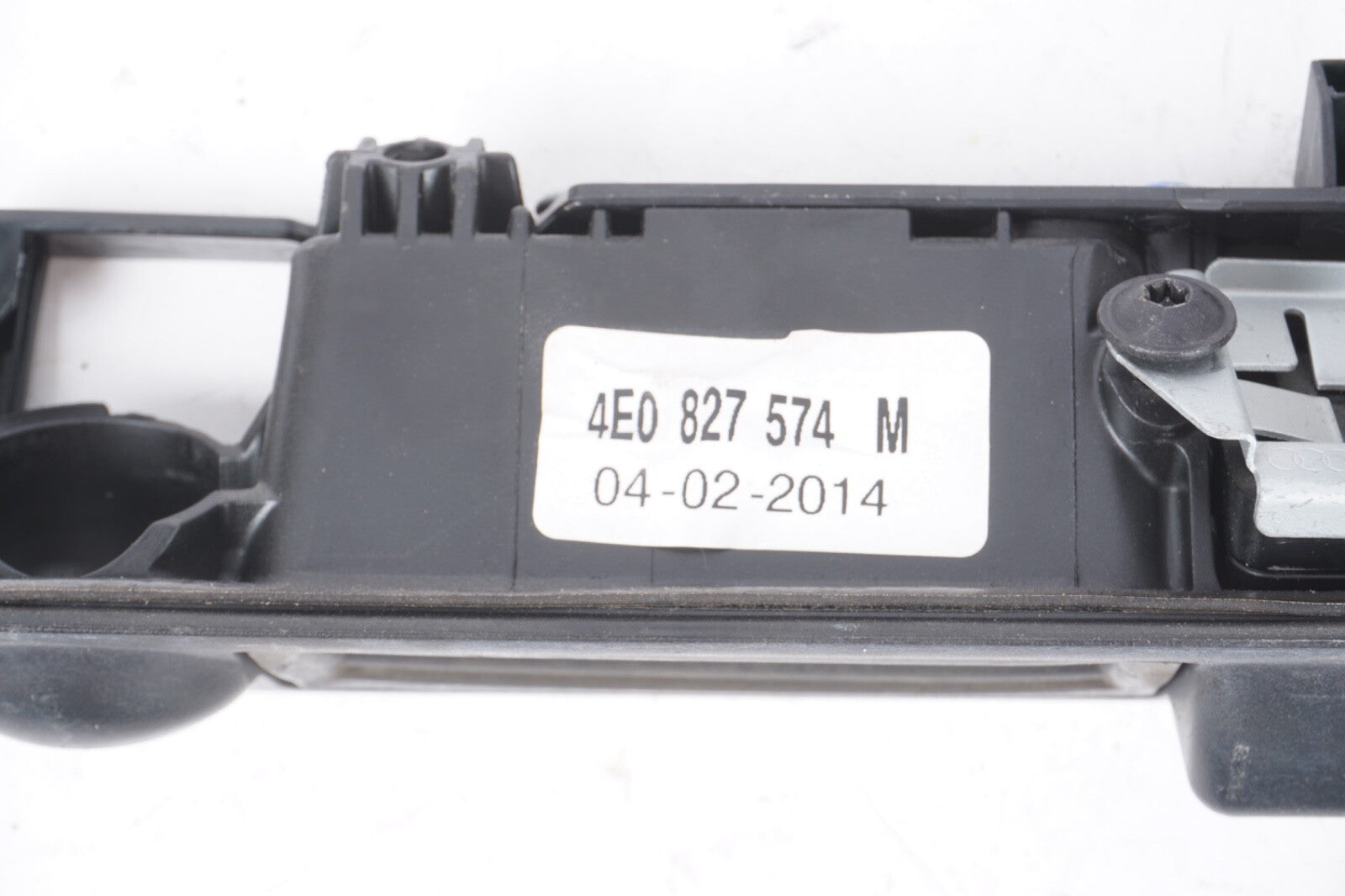 2011 - 2018 Audi A8 S8 Trunk License Plate Handle & Lights Lamp 4E0827574M OEM