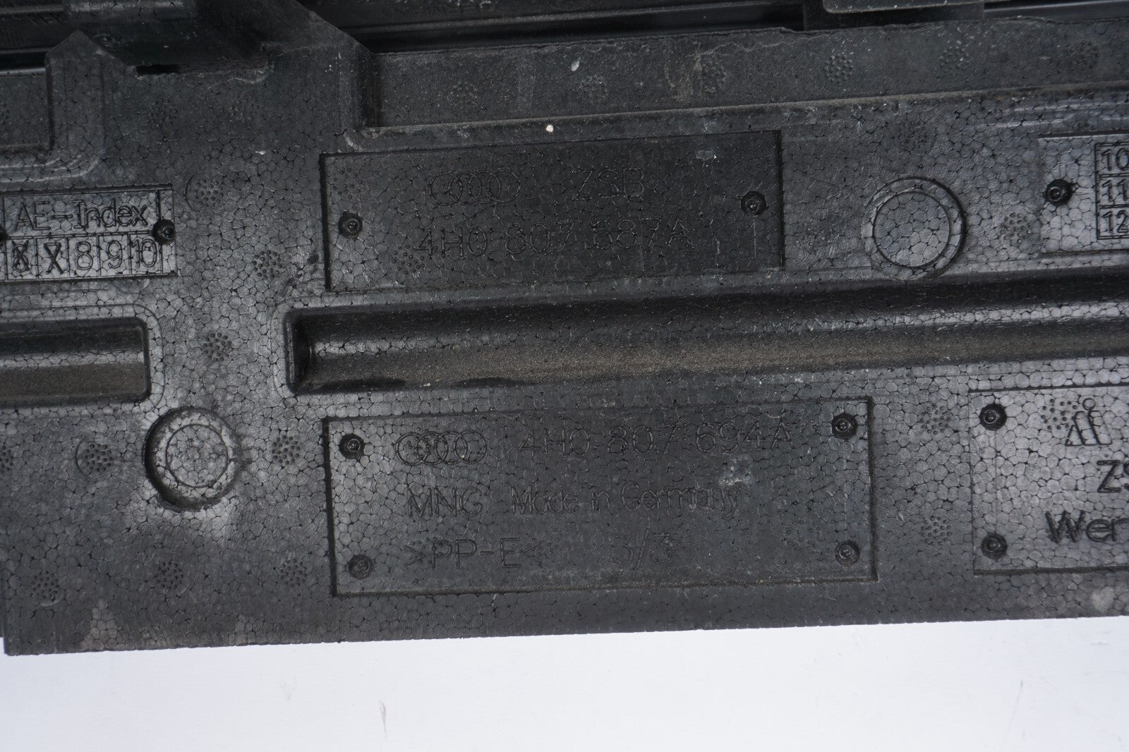 2011 - 2018 Audi A8L A8 Front Bumper FOAM Absorber 4H0807694A  OEM