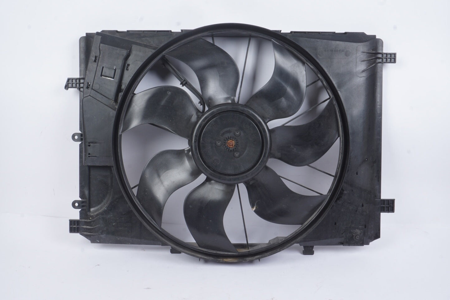 08-18 Mercedes W212 E350 C300 Engine Radiator Cooling Fan Motor Assembly OEM