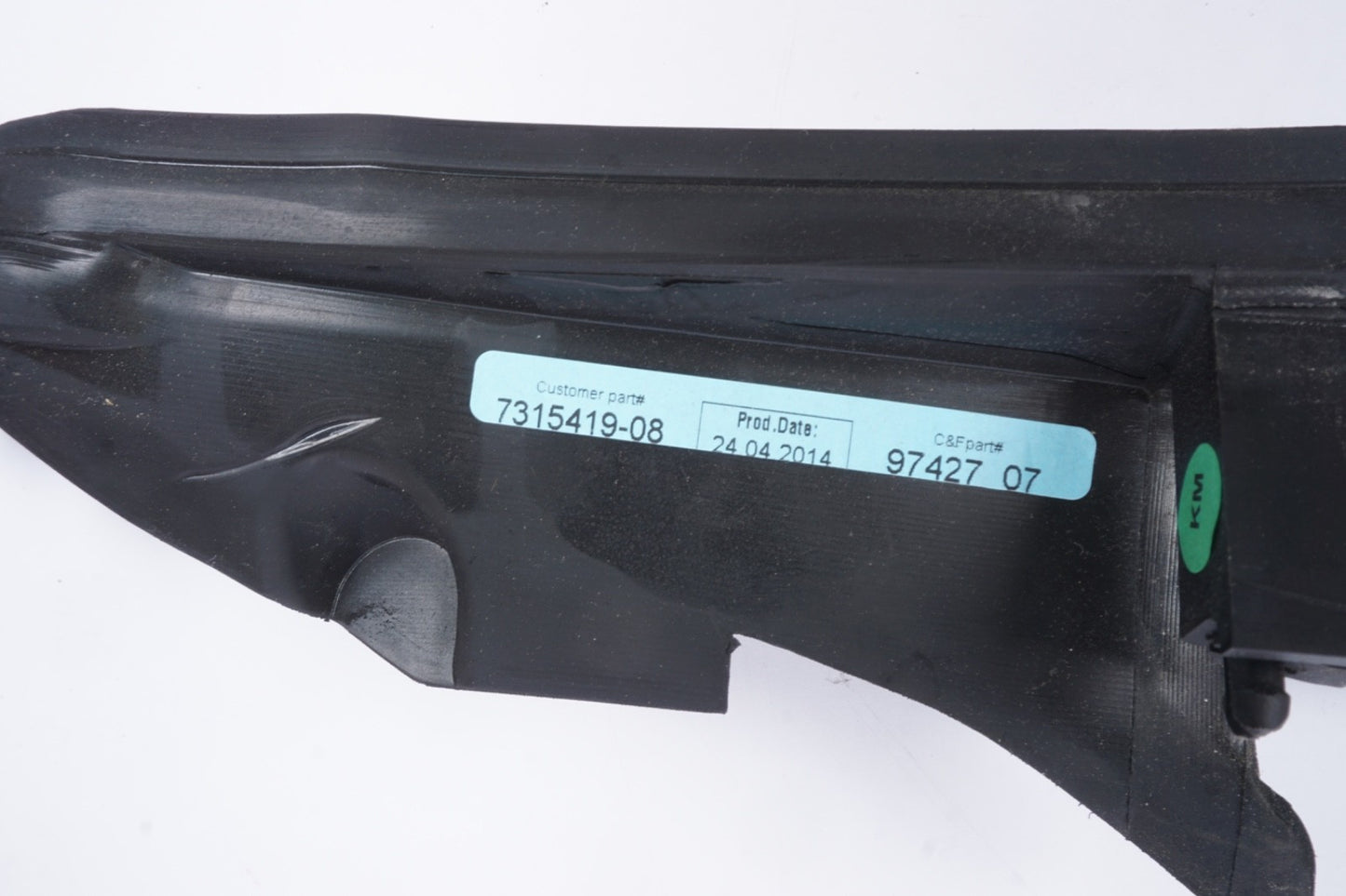 14-16 BMW 435I 428I F33 CONV REAR LEFT QUARTER WINDOW LOWER TRIM MOLDING