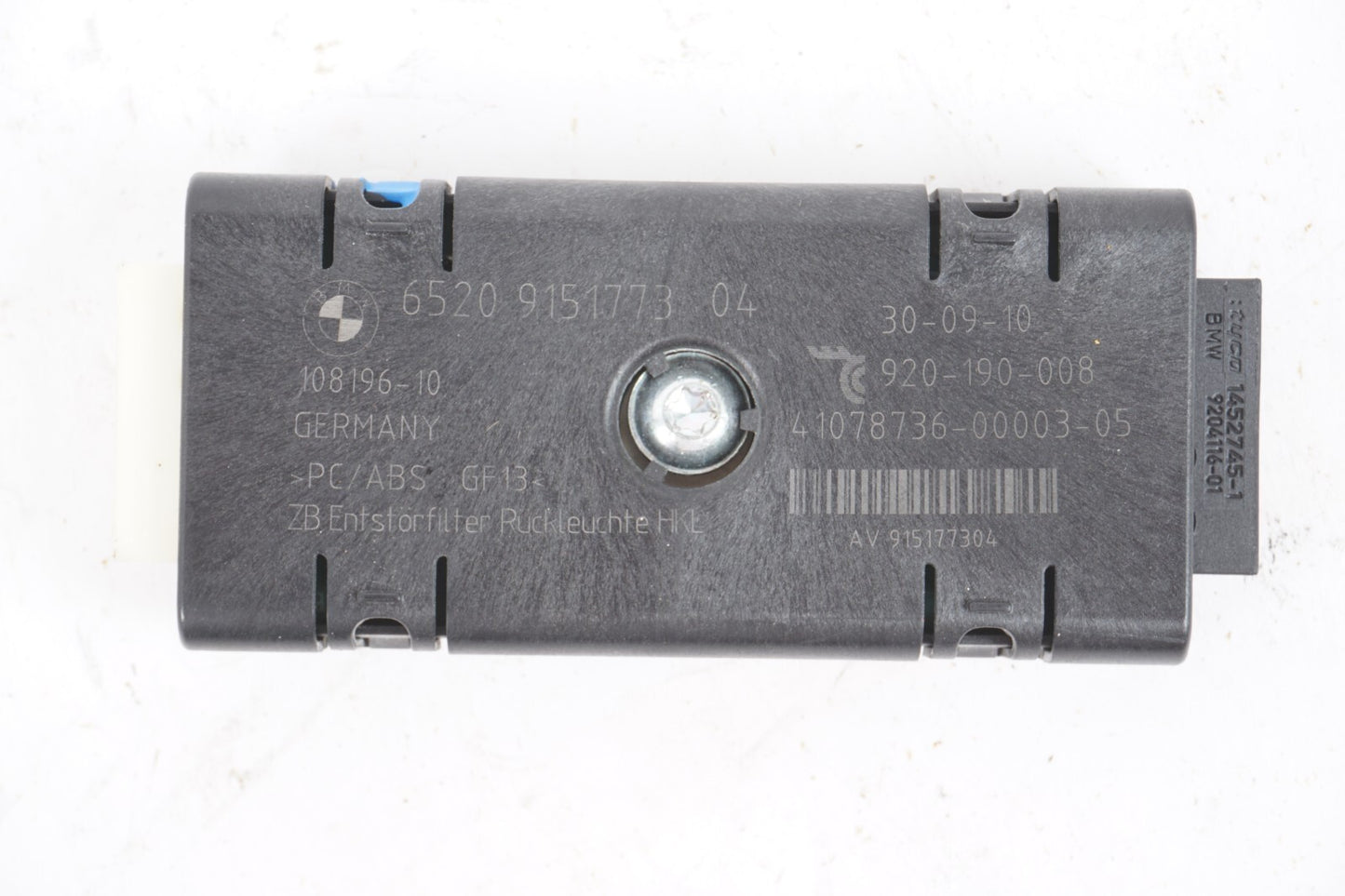2010-17 BMW 550I GT Antenna Noise Filter OEM 65209151773 SET