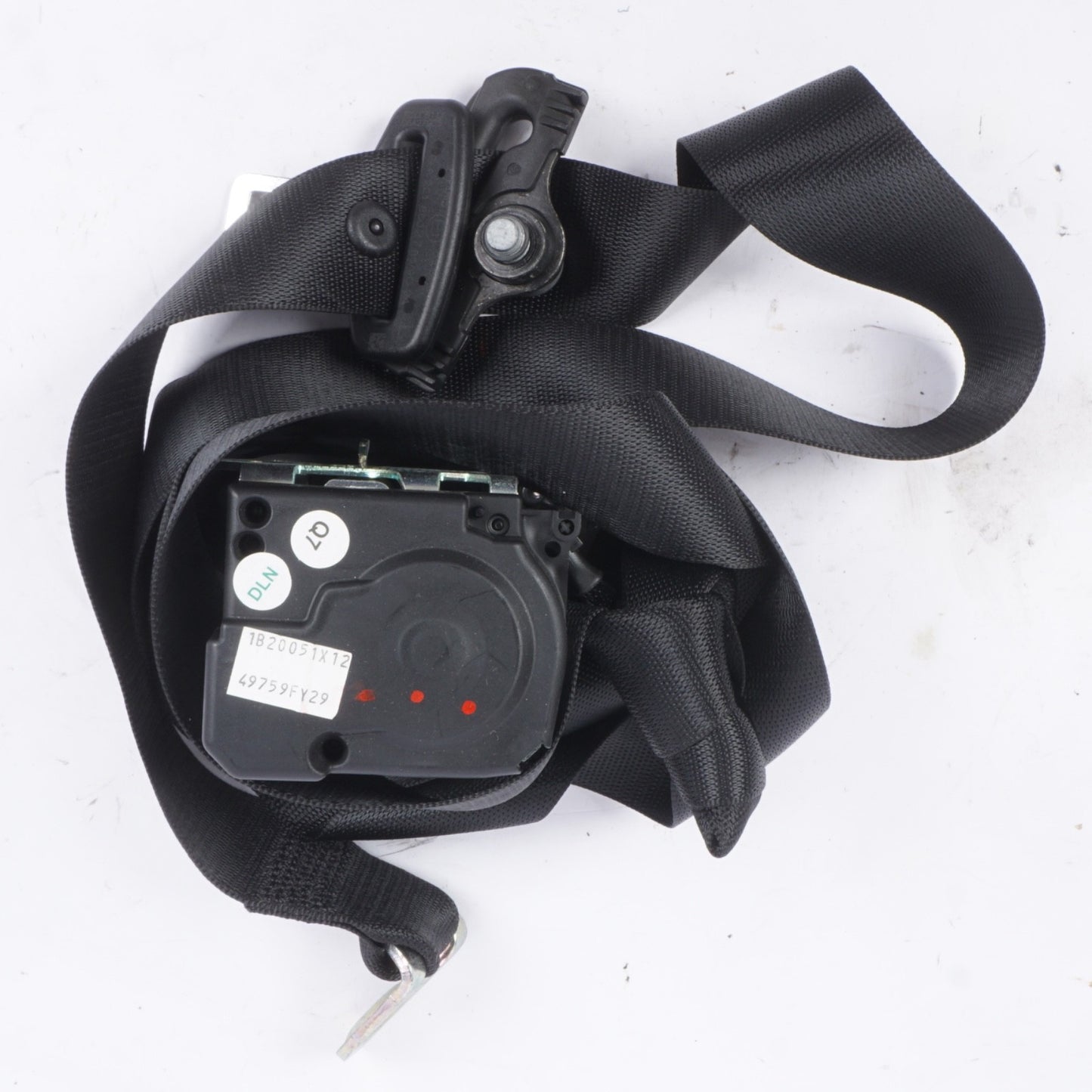 07-13 Mercedes W221 S550 S400 S450 Seat Belt Rear Left Driver Side Black OEM