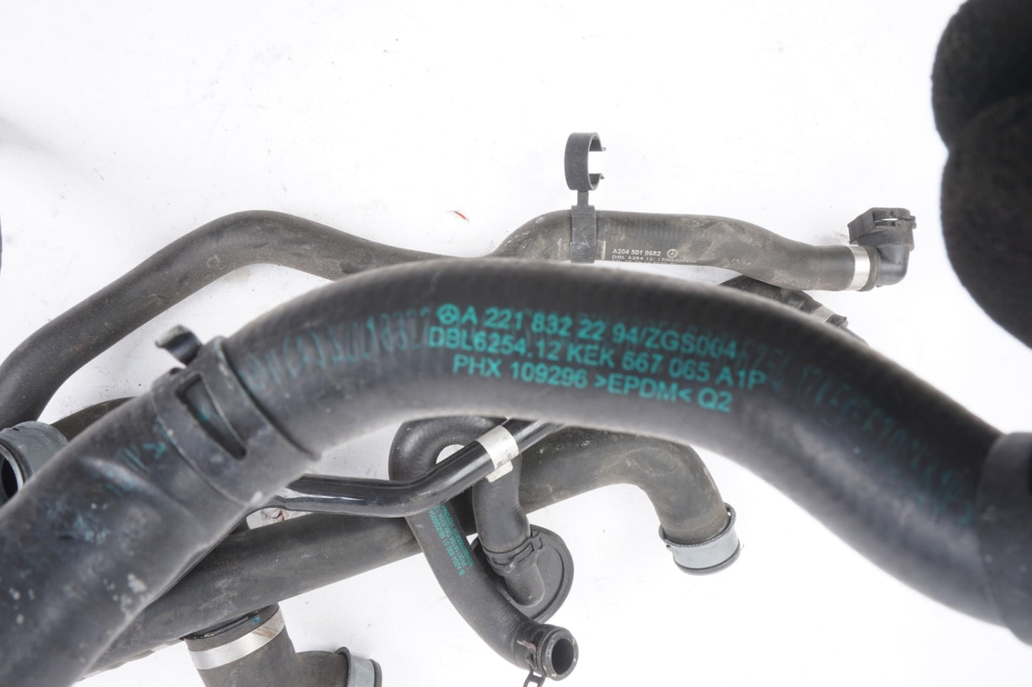 2012 - 2014 Mercedes C250 Engine Cooling Hose Line SET OEM