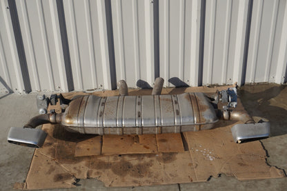 2011 - 2014 PORSCHE CAYENNE 4.8L EXHAUST SYSTEM REAR MUFFLER OEM