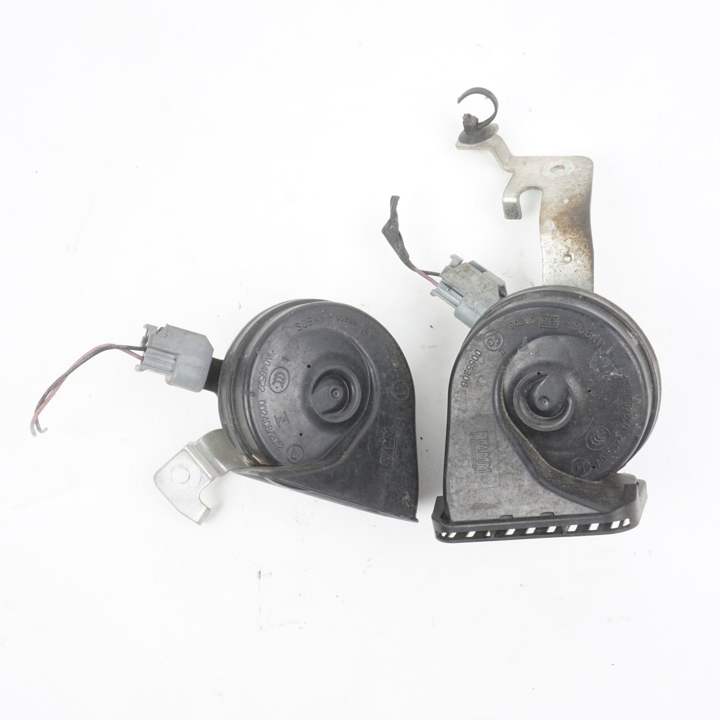 2014 - 2017 FIAT 500L HIGH & LOW NOTE SIGNAL HORN SET OEM