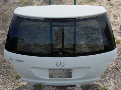 06-11 Mercedes W164 ML63 ML350 ML500 REAR TAILGATE LIFTGATE W/ GLASS SPOILER OEM