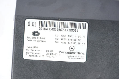 07-13 Mercedes W221 S550 S600 Electric Power Supply Control Fuse Box Module  OEM