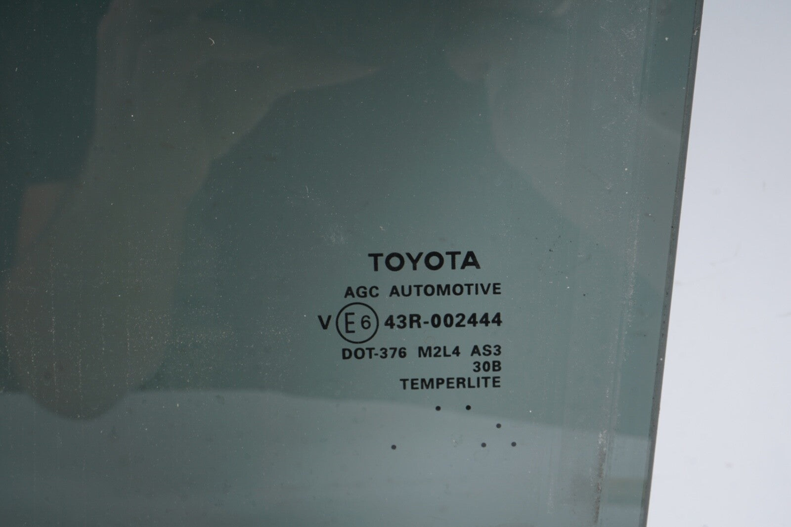 14-19 Toyota Highlander Rear Door Glass Window Privacy Left Driver Side OEM