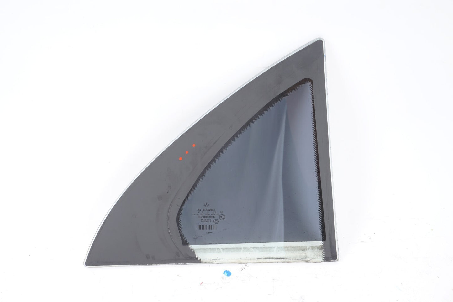 14-20 MERCEDES S550 S560 W222 Rear Left Driver Side Door Vent Window Glass OEM