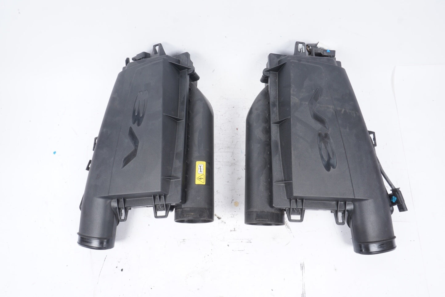 12-17 MERCEDES S550 4.6L LEFT RIGHT SIDE ENGINE AIR INTAKE CLEANER BOX OEM