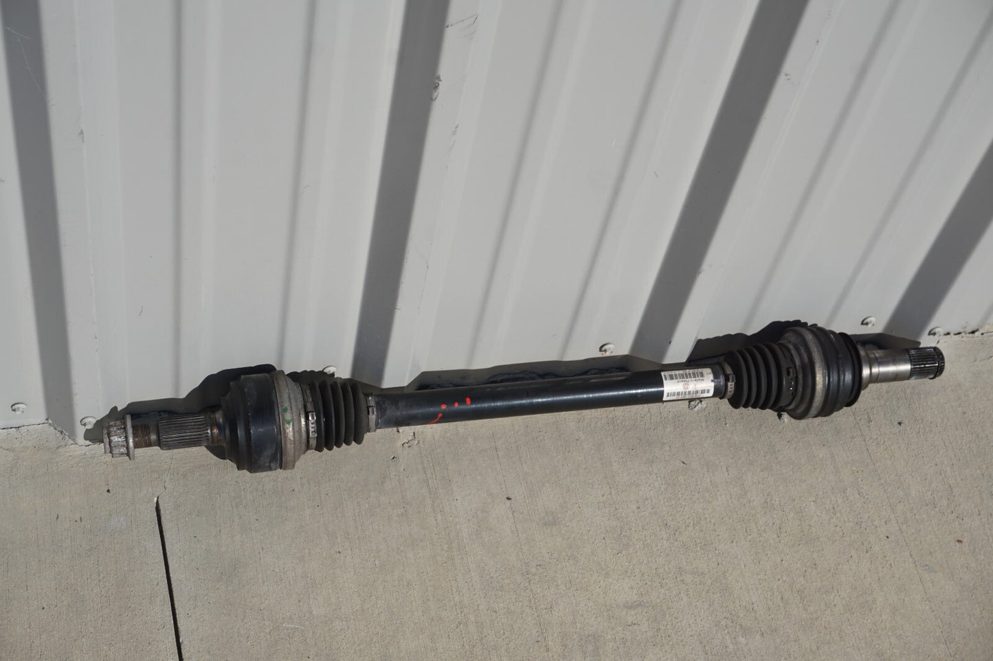11-18 Porsche Cayenne 958 4.8l Rear Axle Shaft Left Driver Side OEM