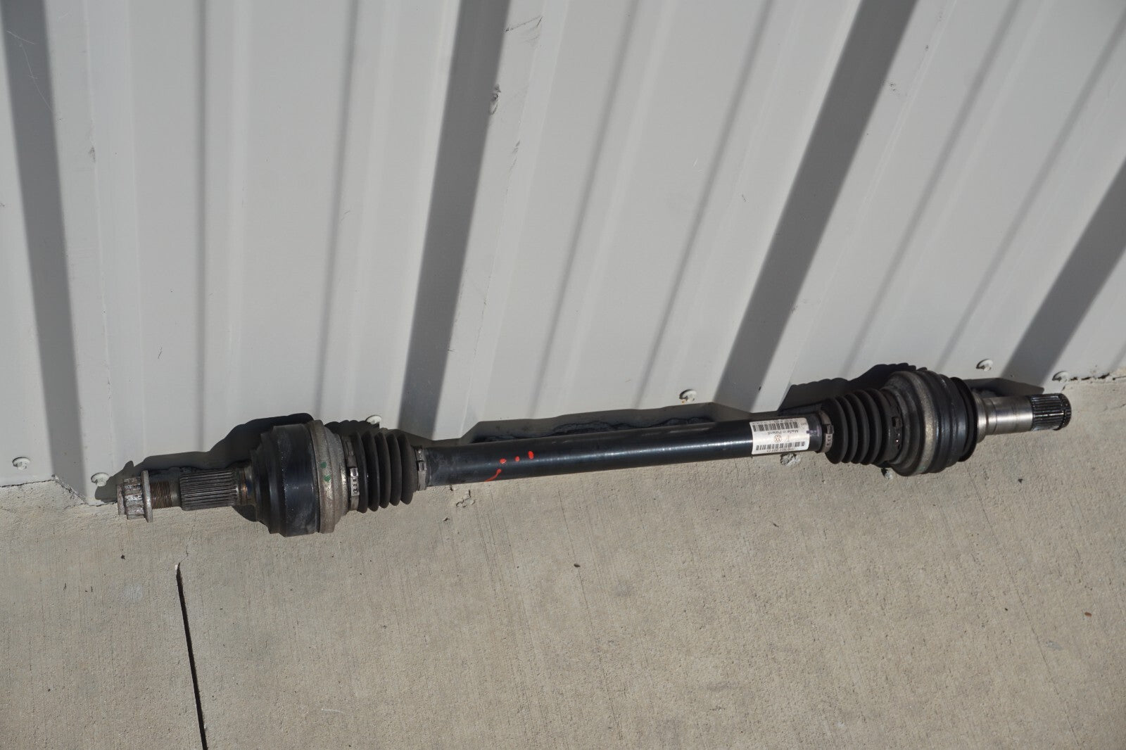 11-18 Porsche Cayenne 958 4.8l Rear Axle Shaft Left Driver Side OEM