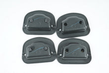 14-20 MASERATI QUATTROPORTE CARGO HOOKS TRUNK TIE DOWN TRIM PLATE SET OEM