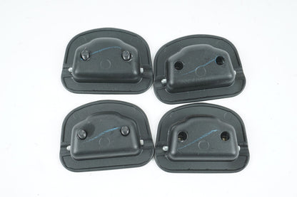 14-20 MASERATI QUATTROPORTE CARGO HOOKS TRUNK TIE DOWN TRIM PLATE SET OEM