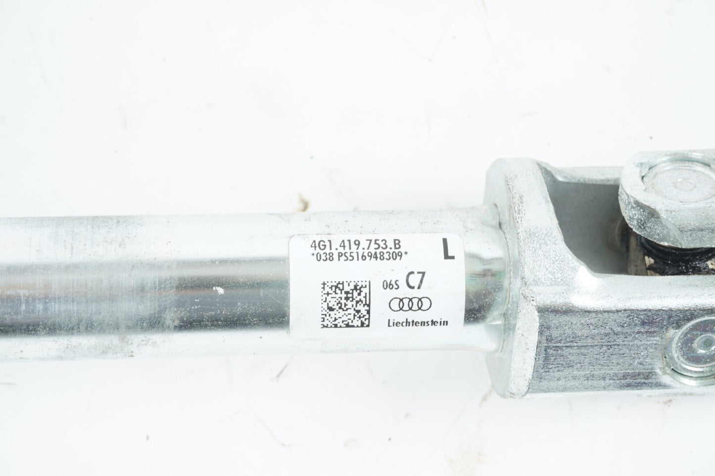 2012 - 2018 AUDI A7 STEERING COLUMN SHAFT W/ BOOT 4G1419753B OEM
