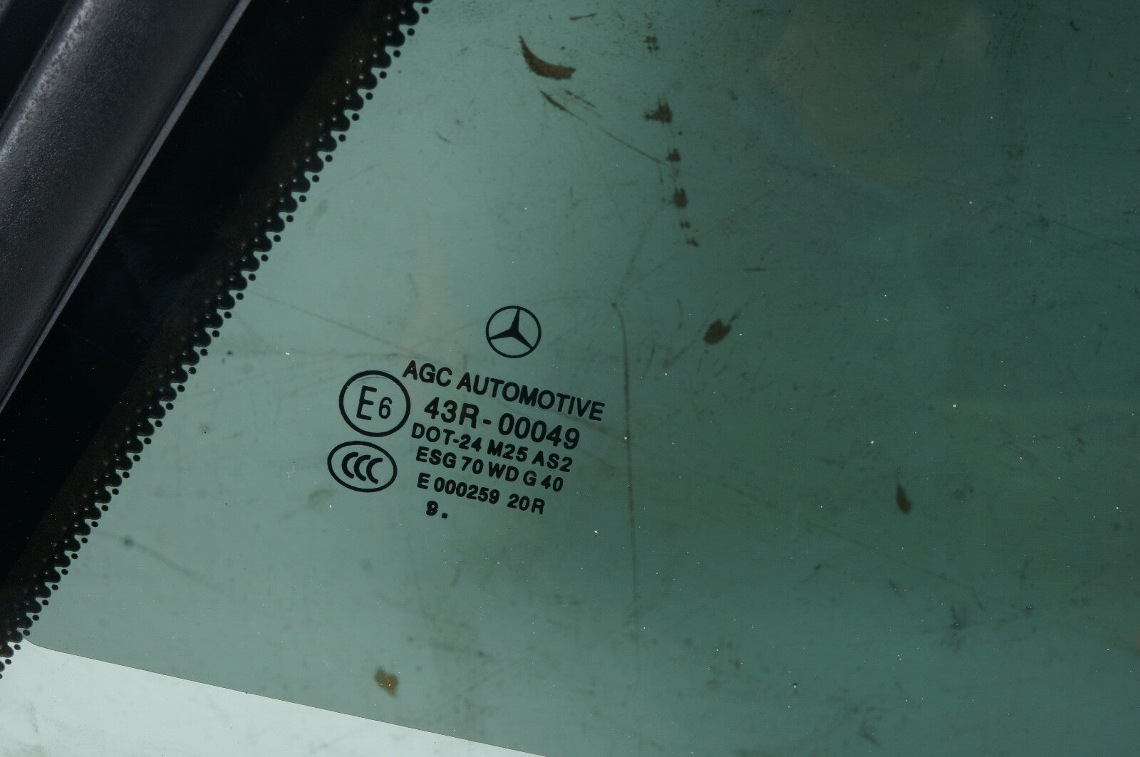 2013-2020 MERCEDES S550 OEM REAR LEFT QUARTER WINDOW GLASS