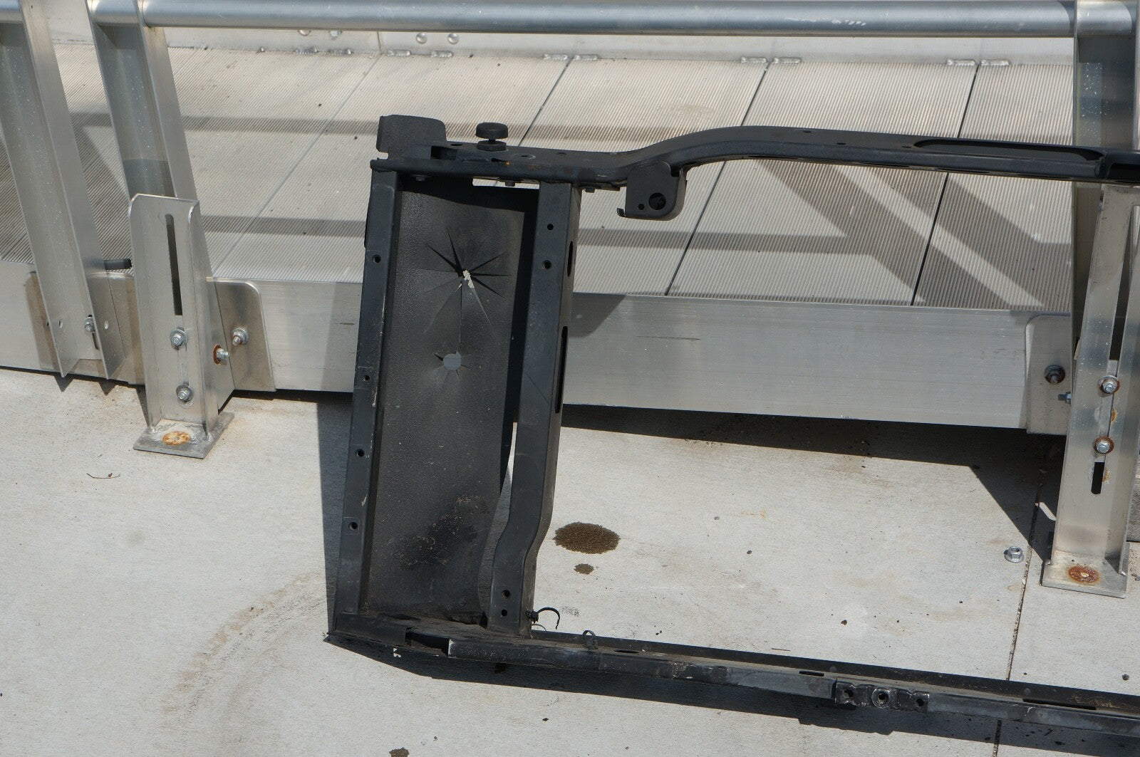 2017 2018 CHEVY SILVERADO 1500 RADIATOR CORE SUPPORT 4.3L