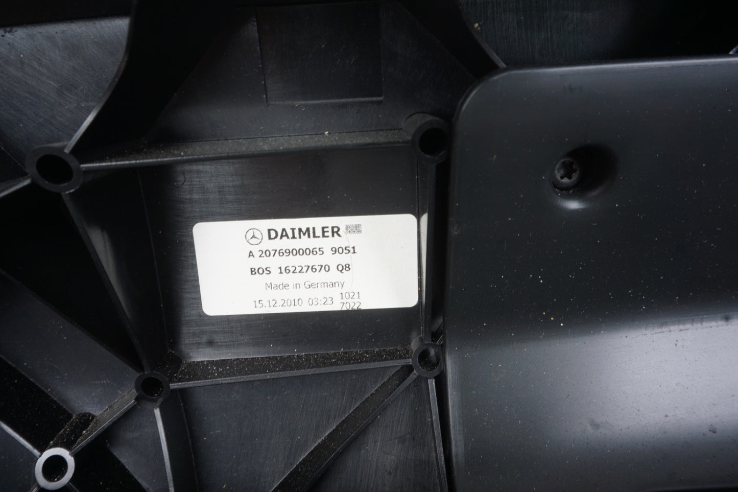 2011 - 2017 Mercedes E350 E550 Convertible Rear Trunk Floor Parcel Shelf Cover