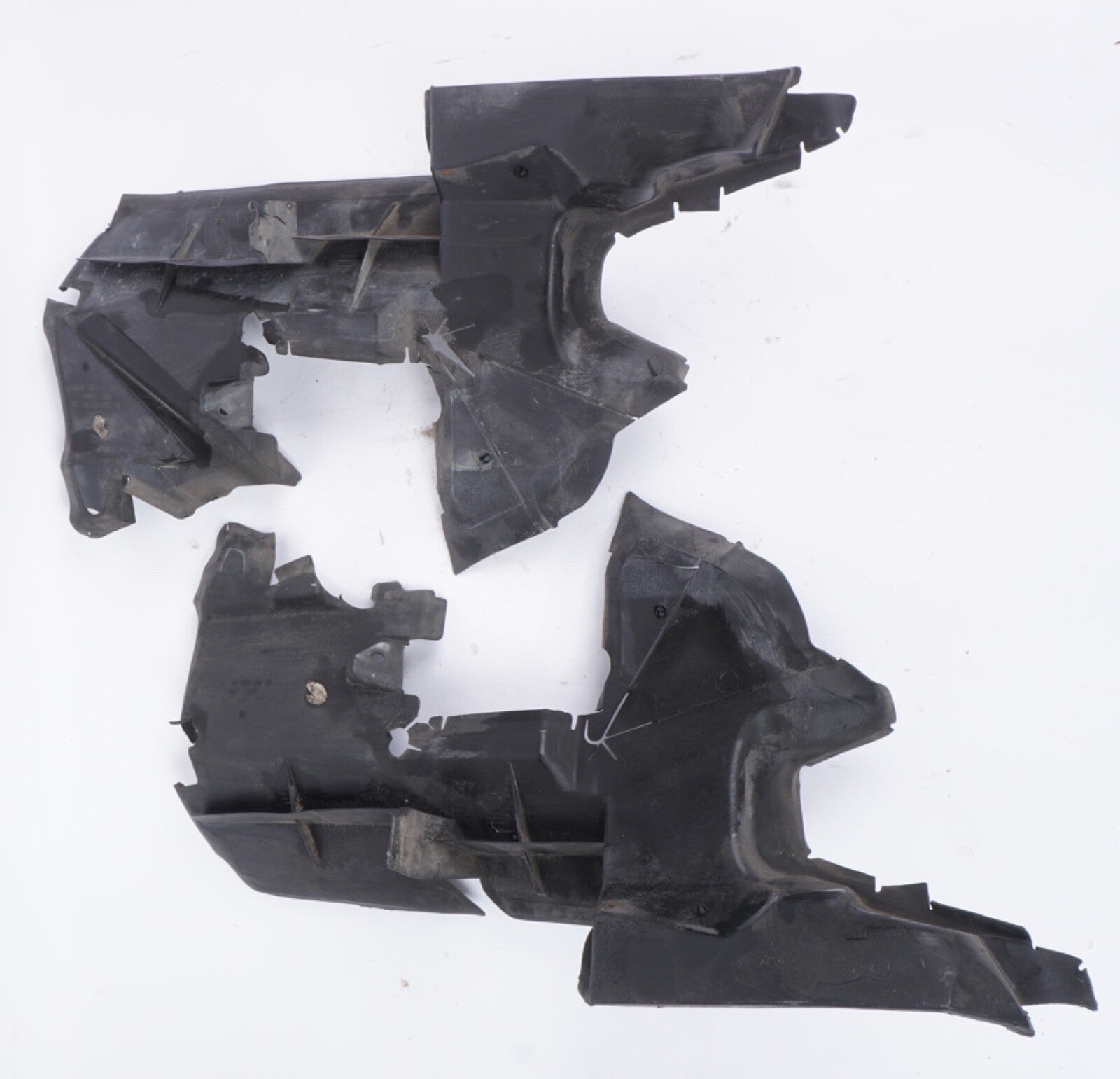 03-06 Mercedes R230 SL500 Front Left and Right Radiator Air Guide Duct Baffle