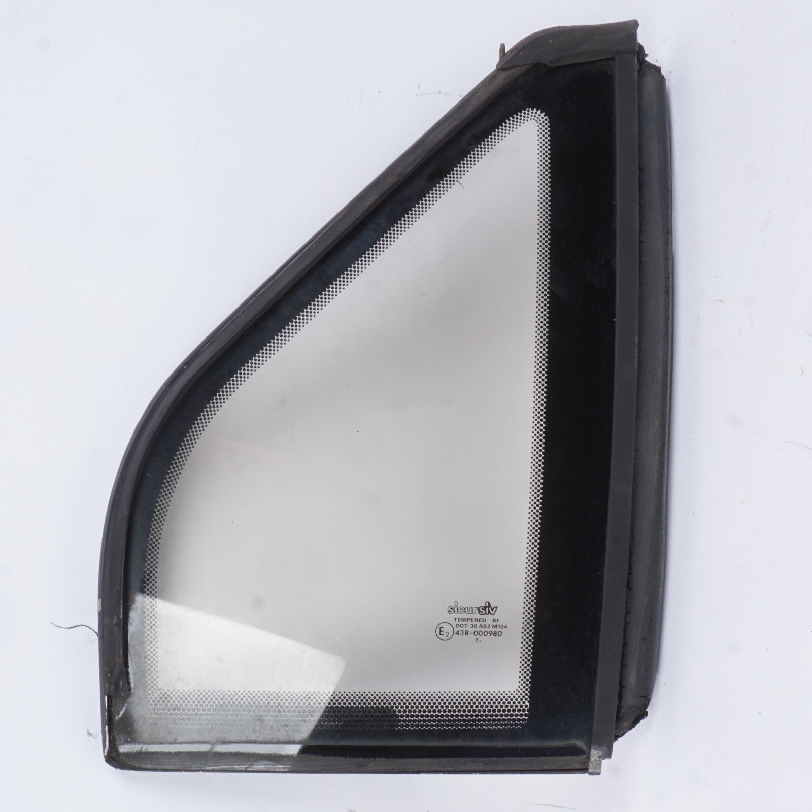 1987 - 1993 Cadillac Allante Rear Right Passenger Side Quarter Window Glass OEM
