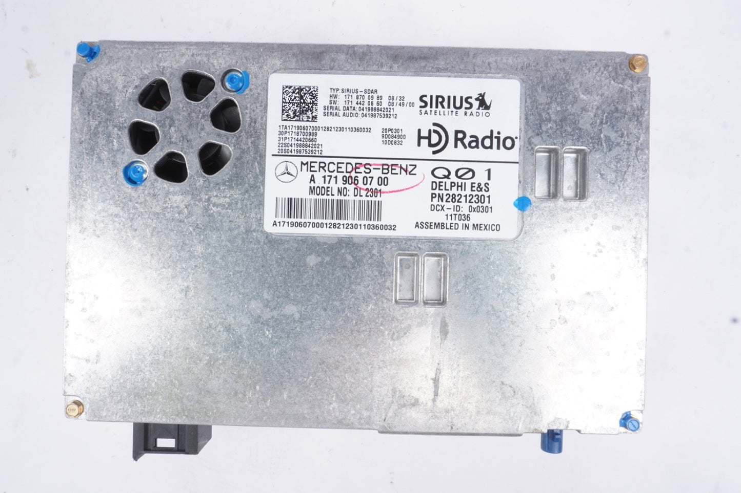 09-13 Mercedes W164 ML350 ML450 CL550 Sirius Satellite Radio Receiver OEM