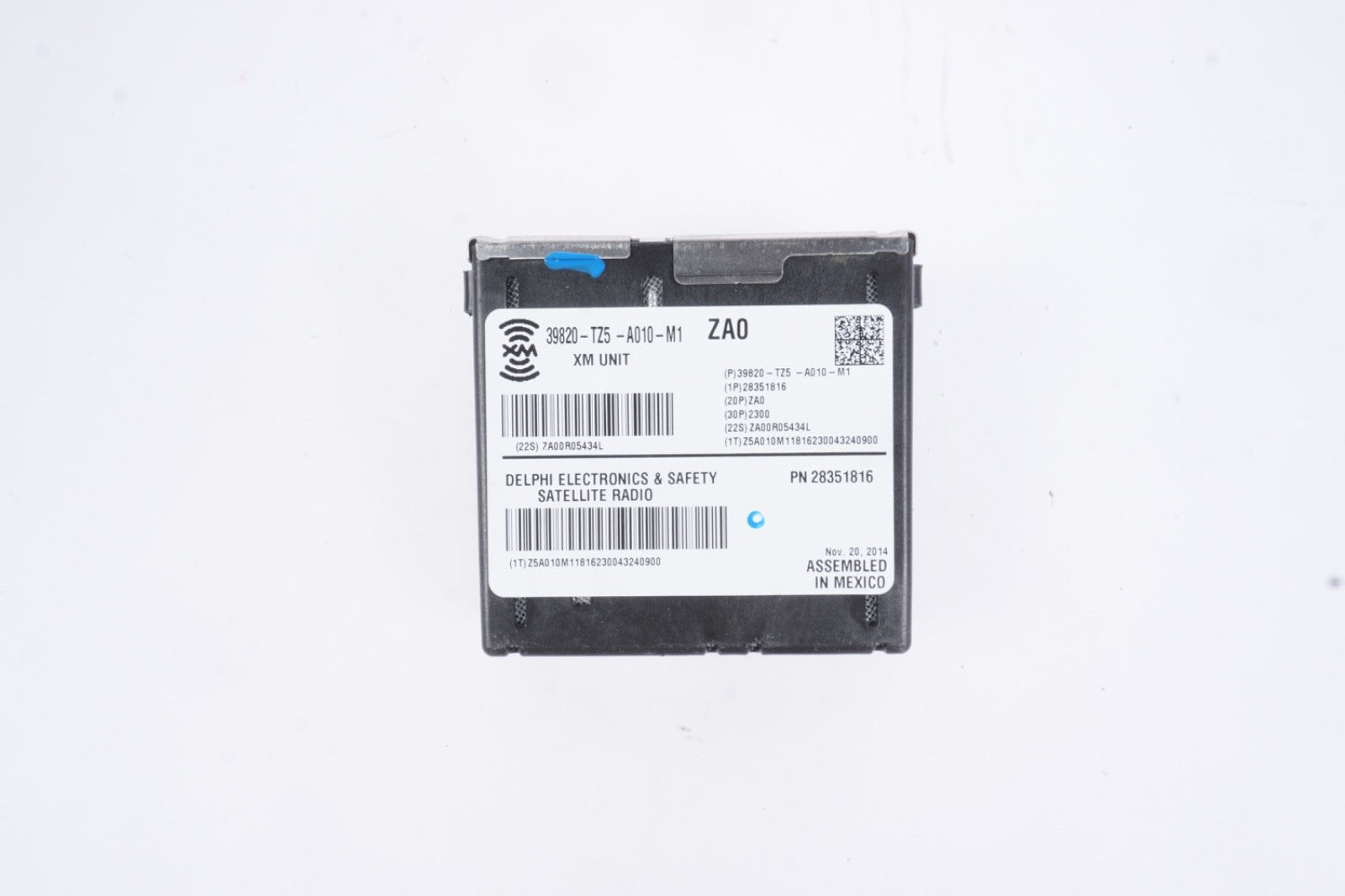 2014 - 2017 Honda Odyssey Satellite Radio Receiver Module 39820-TZ5-A010-M1 OEM