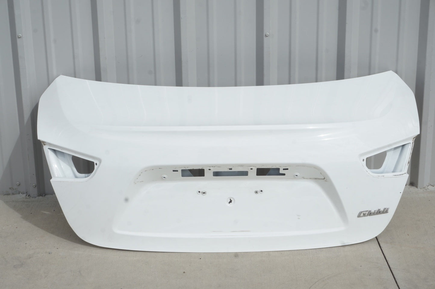 2014 - 2020 Maserati Ghibli Rear Trunk Lid Deck Shell Cover Panel OEM