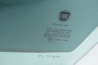 2014 - 2019 Fiat 500L Front Left Driver Side Door Window Glass OEM