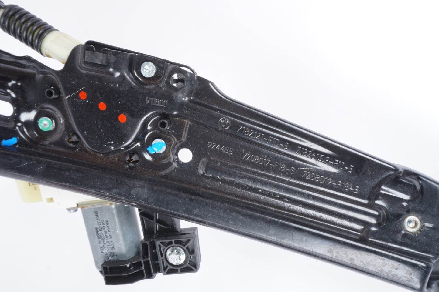 2011-2016 BMW 528i 535i 550i M5 Rear Window Regulator Left Driver - 51357182613