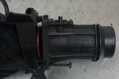 12-15 Mercedes W204 C250 Engine Air Intake Manifold w/ Throttle Body Assembly