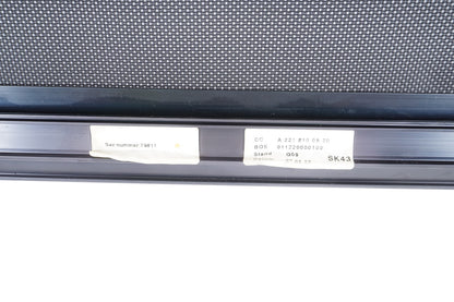07-13 Mercedes W221 S550 S600 Rear Left Door Window Sun Shade Sunshade OEM