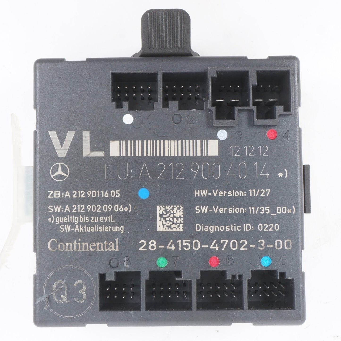 08-18 Mercedes E350 C300 SLK250 Front Left Driver Door Control Module OEM