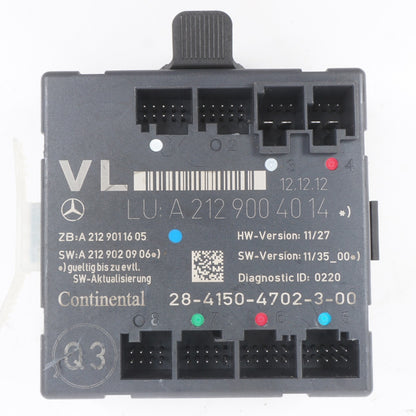 08-18 Mercedes E350 C300 SLK250 Front Left Driver Door Control Module OEM