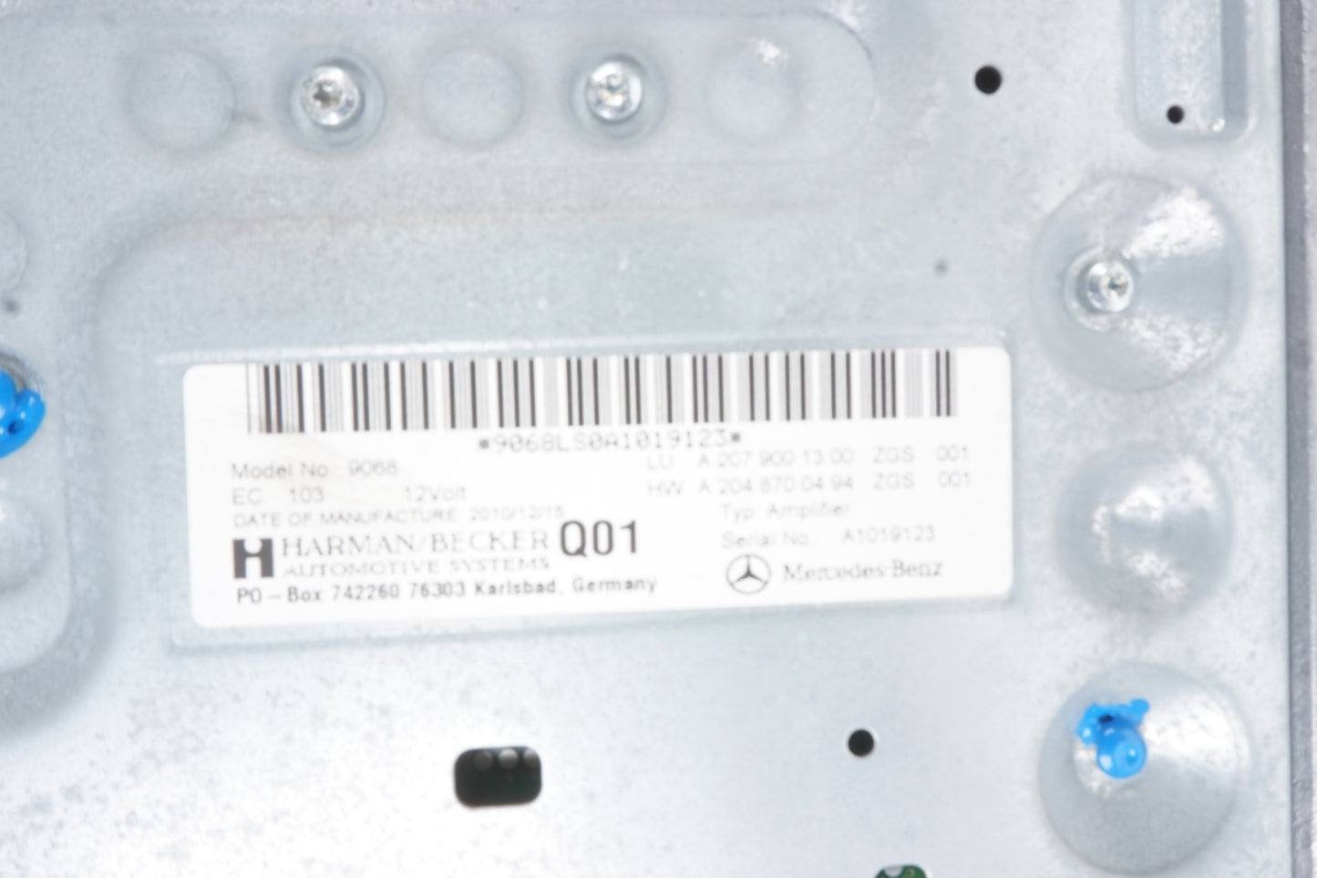 2008 - 2017 Mercedes W207 E350 SL550 CLS63 Amplifier Amp Harman/Becker OEM
