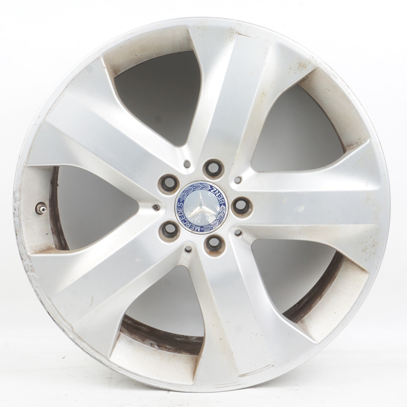 2007-2012 Mercedes GL450 ML350 8X19 Alloy Wheel Rim Silver W/ 5 Spoke 1644015602