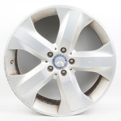 2007-2012 Mercedes GL450 ML350 8X19 Alloy Wheel Rim Silver W/ 5 Spoke 1644015602