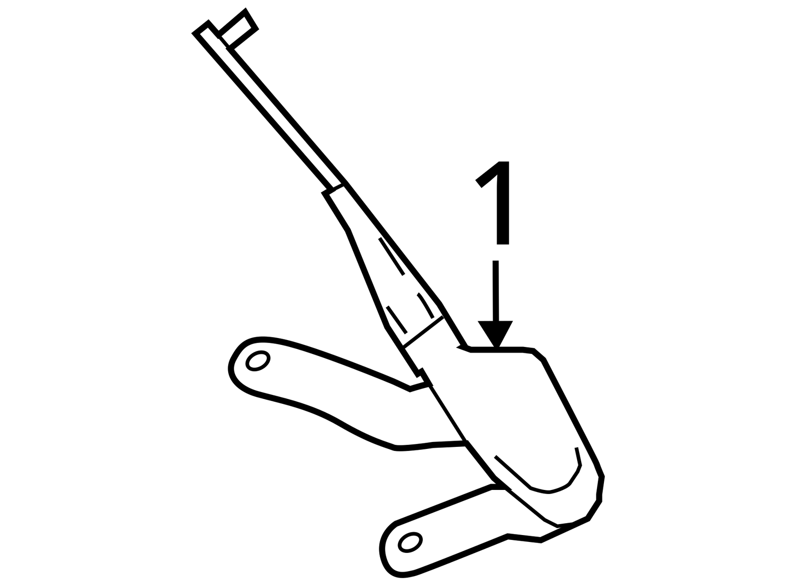 2010 2011 2012 2013 MERCEDES E350 E550 C207 COUPE WINDSHIELD WIPER ARMS PAIR