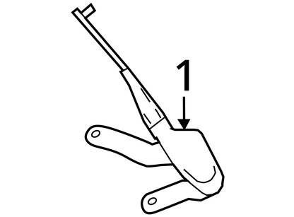 2010 2011 2012 2013 MERCEDES E350 E550 C207 COUPE WINDSHIELD WIPER ARMS PAIR