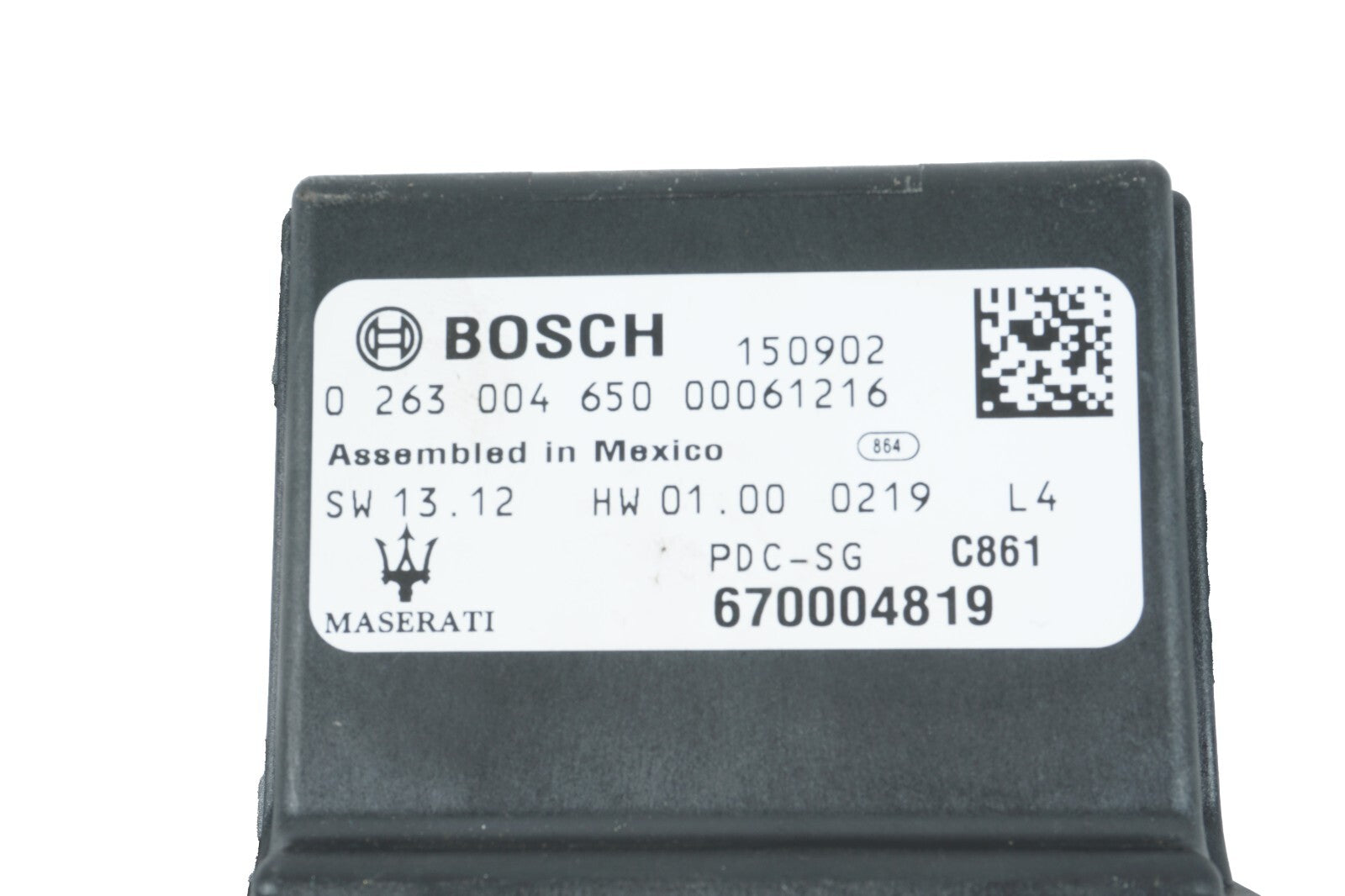 14-17 MASERATI QUATTROPORTE PARKING PARK ASSIST CONTROL MODULE 670004819  OEM