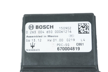 14-17 MASERATI QUATTROPORTE PARKING PARK ASSIST CONTROL MODULE 670004819  OEM