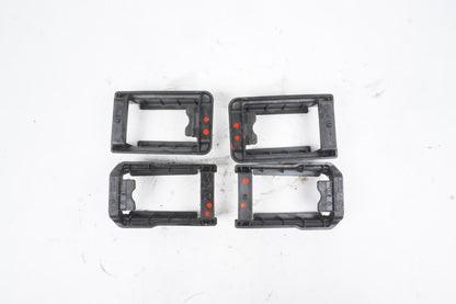 2014 - 2024 MASERATI GHIBLI FRONT RIGHT SEAT TRACK TRIM COVER SET OF 4 OEM
