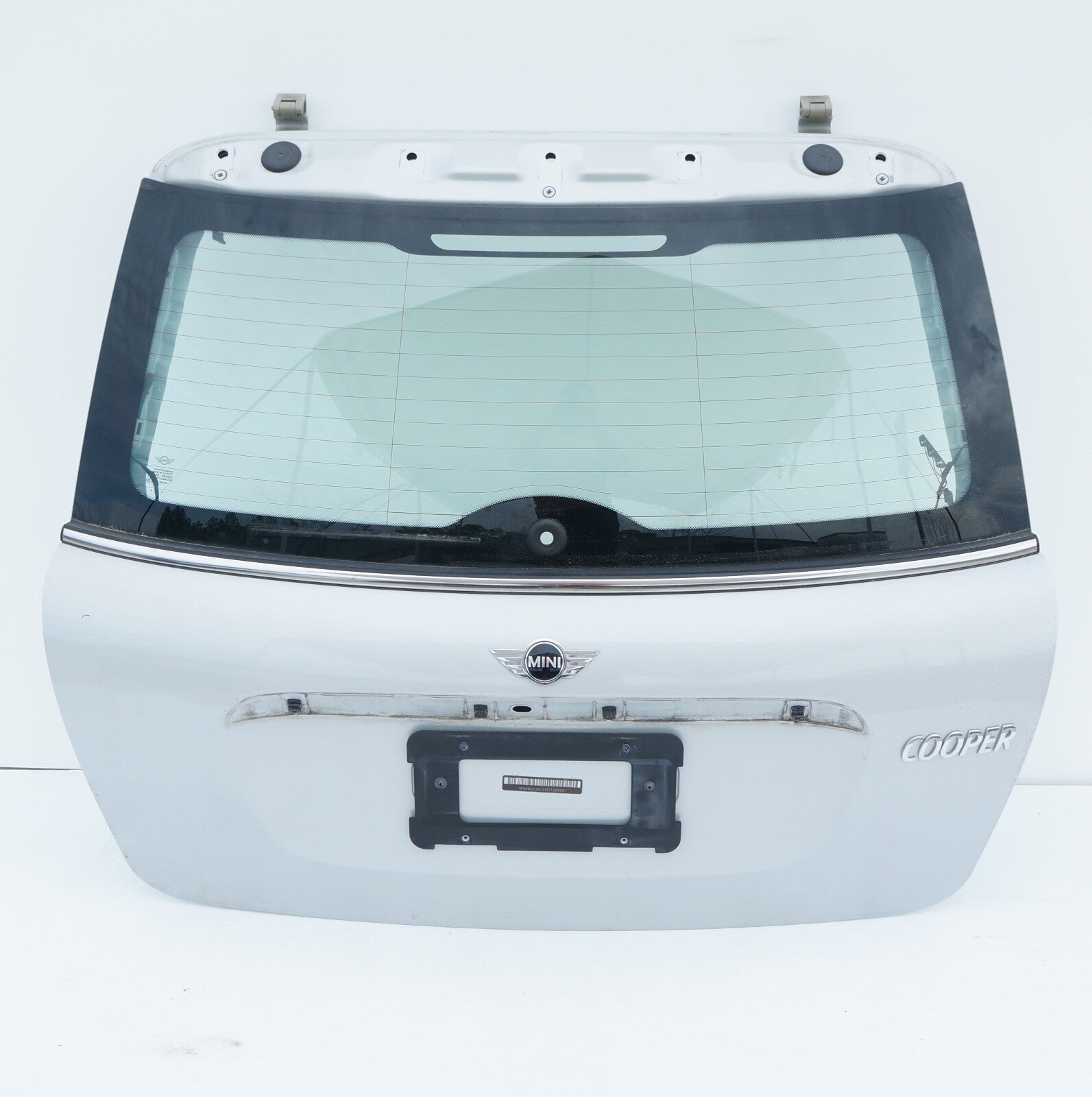 2007 - 2013 Mini Cooper Rear Trunk Tailgate Hatch Door Shell w/ Glass White OEM
