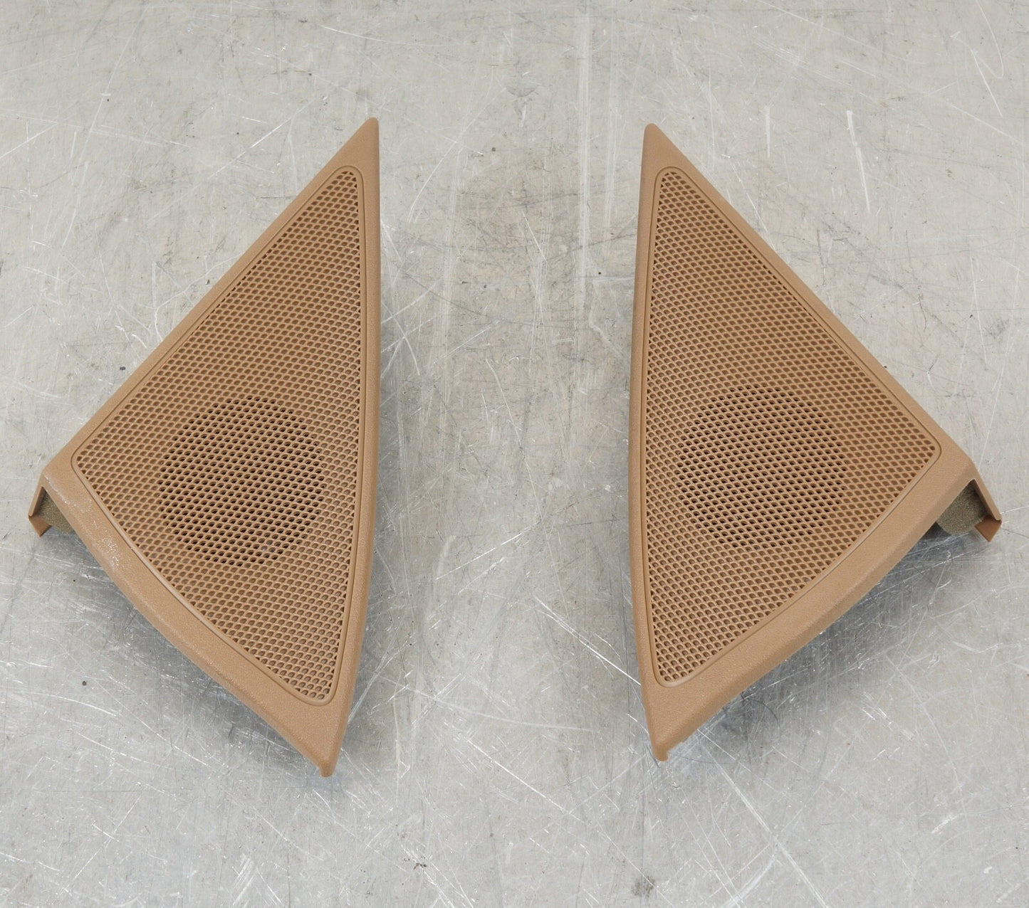 07-13 Mercedes W221 S550 S400 S63 Door Corner Speaker  Brown OEM SET OF 2